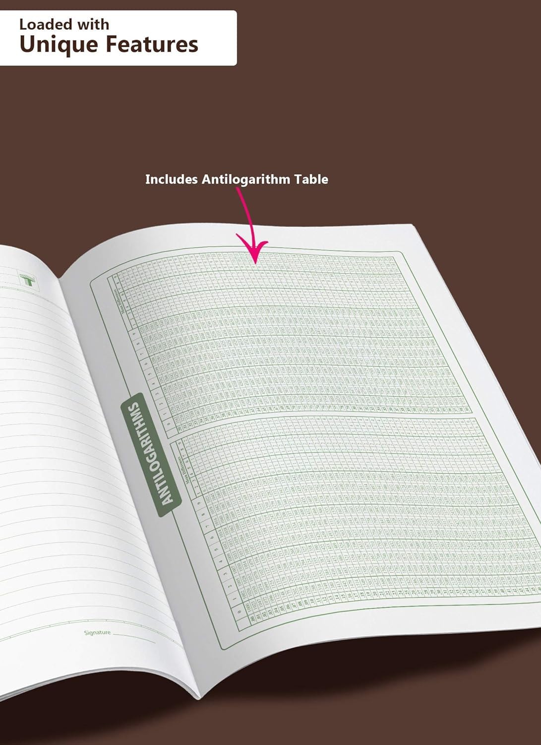 TARGET PUBLICATIONS WOODSNIPE - Quaderni a quadretti per scuola, formato A4, con copertina marrone, 56 pagine, fogli a quadretti da 1 cm, per matematica, set di 14 copie a grafici