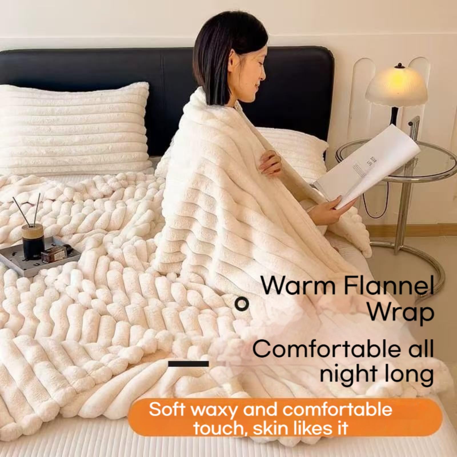 Plaid matrimoniale pile, Morbido Caldo Plaid Peloso di Pelliccia Sintetica, Coperta in peluche di lusso, super morbida, soffice e accogliente, per divani, divani, letti