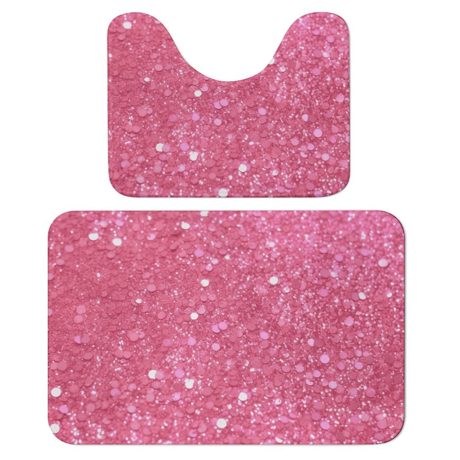 Tapis de bain à séchage rapide et absorbant lavable en machine lot de 2