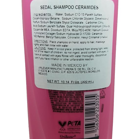 Sedal Ceramidas Shampoo