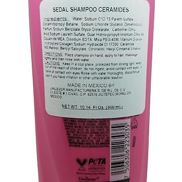 Sedal Ceramidas Shampoo