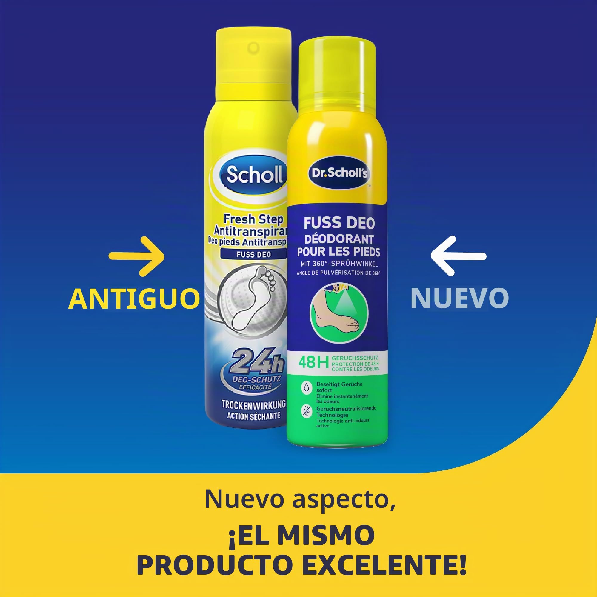 Scholl Fresh Step Extra Fresco Spray para pies (1 x 150 ml)