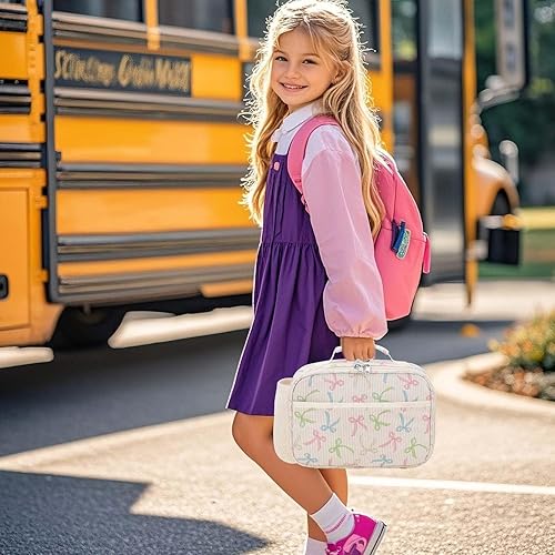 Miniatura 197 de RHCPFOVR Kids Lunch Bag - Insulated Lunch Box for Boys Girls,Washable Lunch Bag and Reusable Toddler Leak-proof Lunchbox for School and Daycare