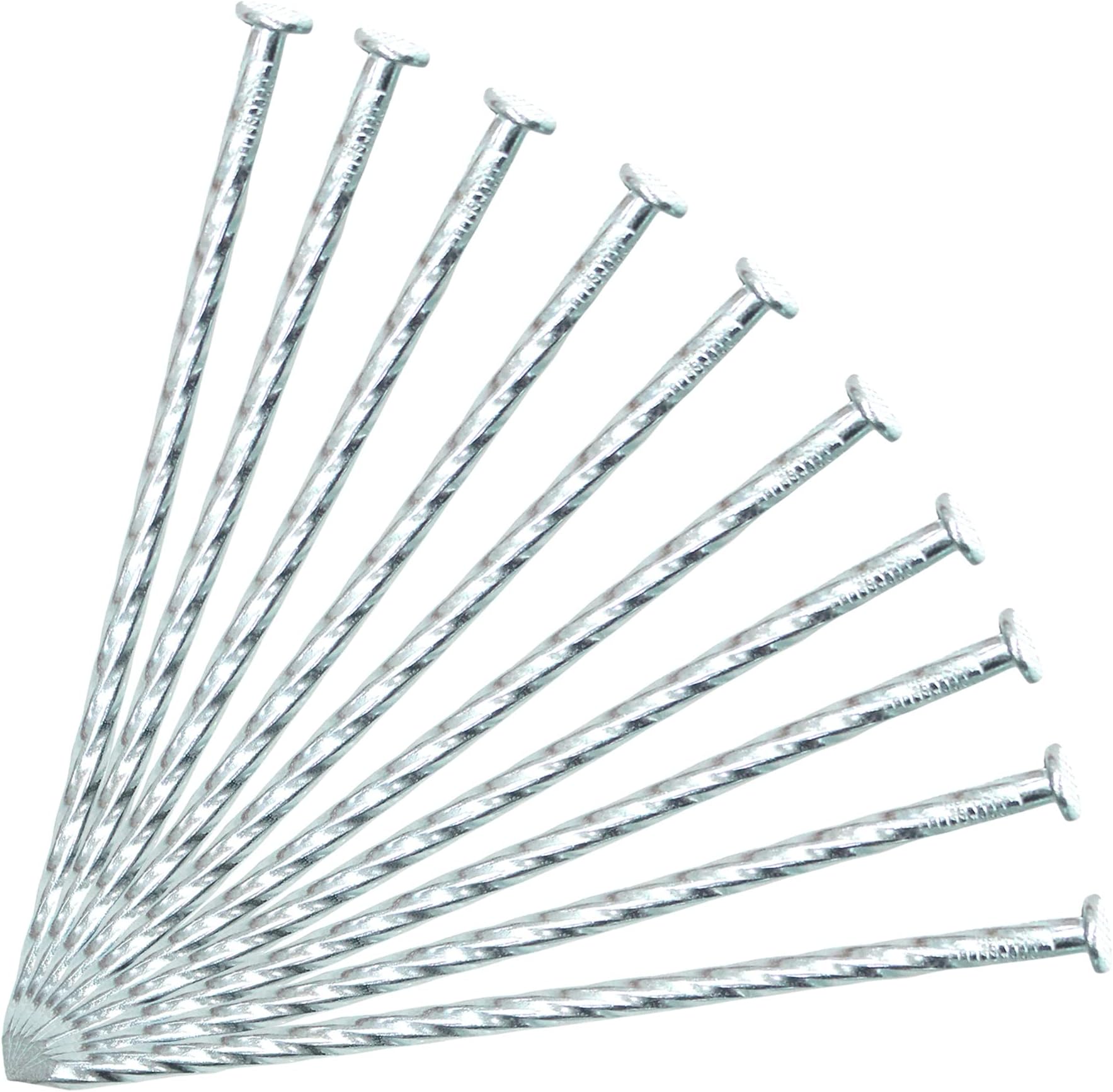 50/100/150 Pack 6" Solid Galvanized NonRust Metal Garden