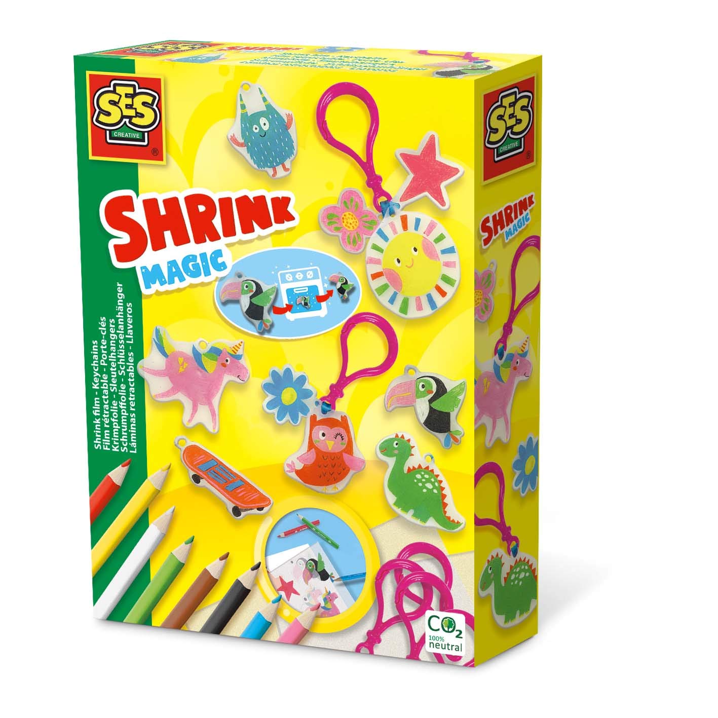 SES Creative 14022 Shrink Film - Keychains, multiple
