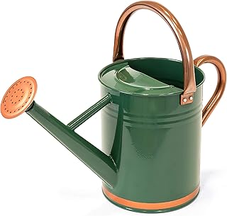 Best Choice Products 1-Gallon Galvanized Steel Watering Can Metal Pot Rustic Décor for Outdoor and Indoor Gardening Small ...