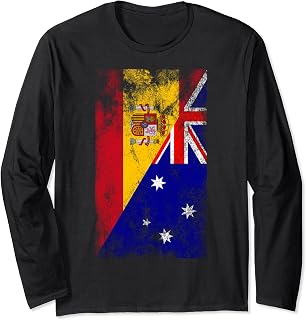 Spain Australia Flags - Spanish Australian Long Sleeve T-Shirt