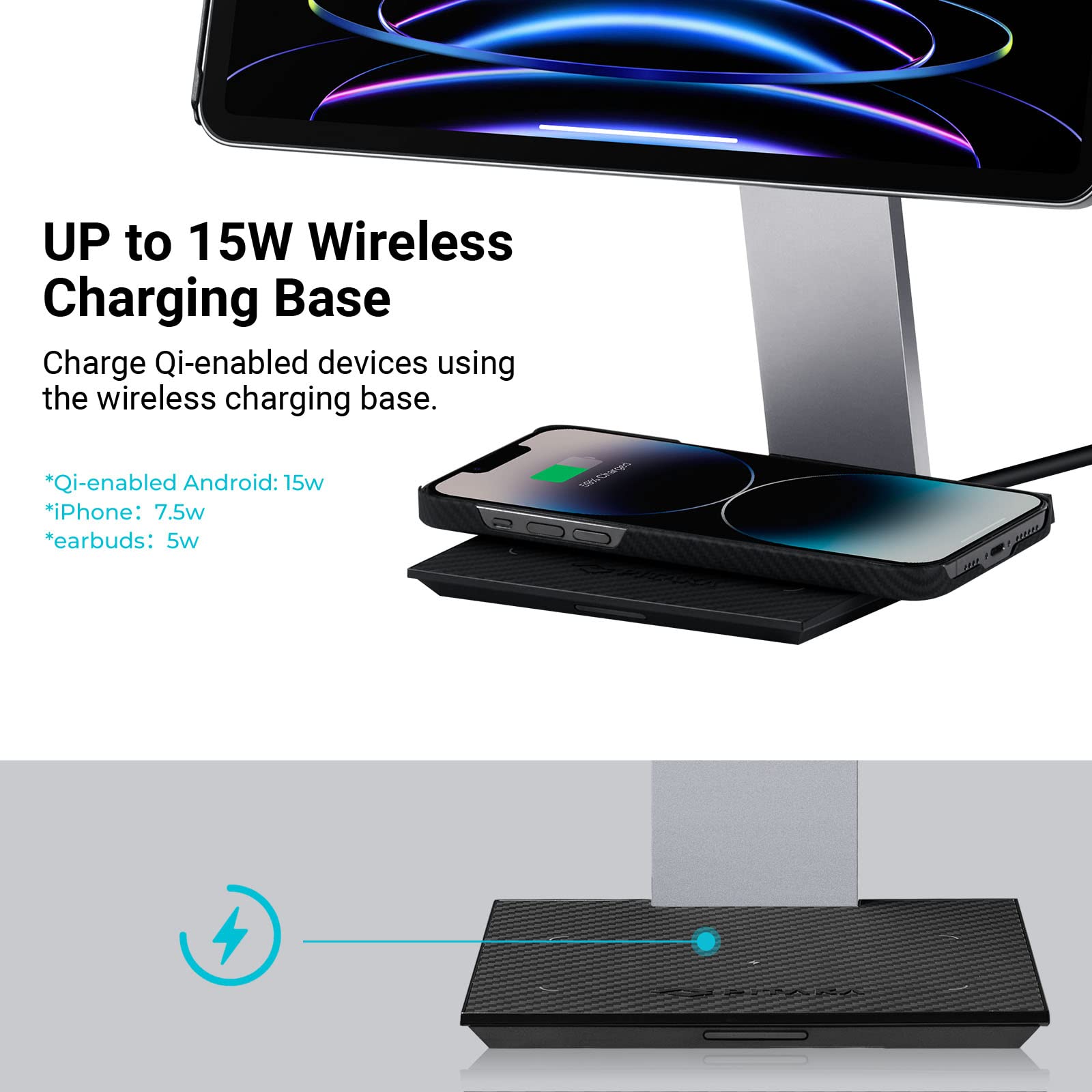 PITAKA MagEZ Case Pro Magnetic Wireless Stand for iPad Mini 6