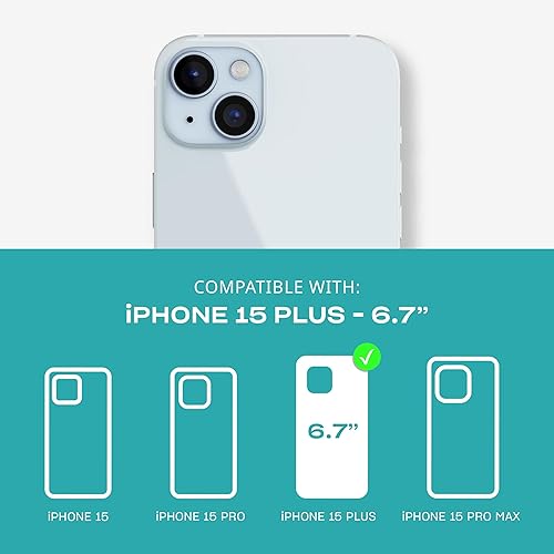 Miniatura 9 de Tech21 Evo Crystal - Funda de protección contra impactos compatible con MagSafe para iPhone 15 Plus, color rosa