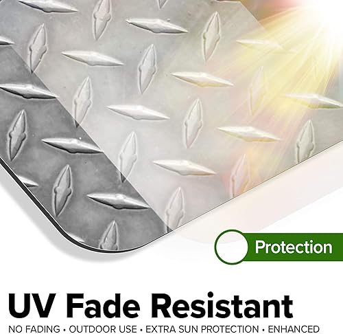 Miniatura 703 de My Sign Center - Letrero personalizado, 11 colores de fuente, 13 estilos de fuente, 4 opciones de agujero, 22 tamaños, 8 x 32 pulgadas, sin óxido,