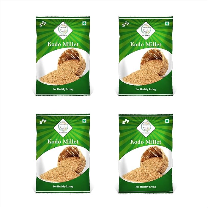 Buy SWASTH Kodo Millets Unpolished and Natural Pack of 4 1kg Each