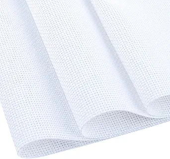 Cross Stitch Aida Fabric 14 Count, 59 x 39 Inches Large Size for Embroidery and DIY Projects