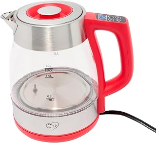 Carla Hall Sweet Heritage 1.2-Liter Mini Electric Kettle (Tomato)