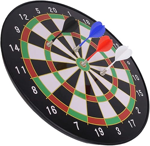 Vista 5 de Accmor Magnetic Darts, Magnetic Darts Replacement for Magnetic Dartboard, Plastic Darts Magnetic Darts Target Game Rojo, Blanco, Negro, Azul,Rojo