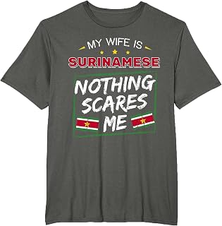 My Wife Is Surinamese Republic of Suriname Pride Roots Flag T-Shirt