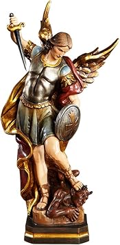 Avalon Gallery Catholic Saints Figurine - Milano Collection Religious Statue, 14" H, Saint Michael