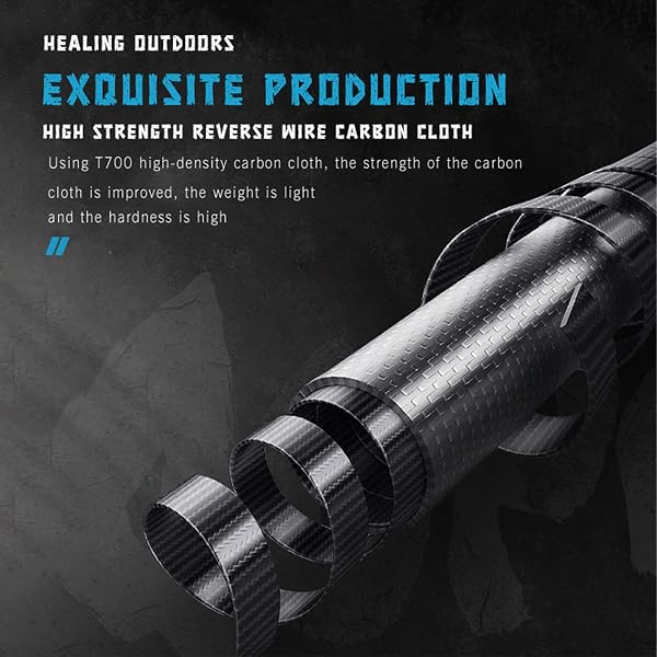 KHEALING Carbon Fiber Pool Cue with 11.8mm Head - Professional 1/2 58' Pool Cue with 8 Teeth Connector for Billiard Enthusiasts - 3