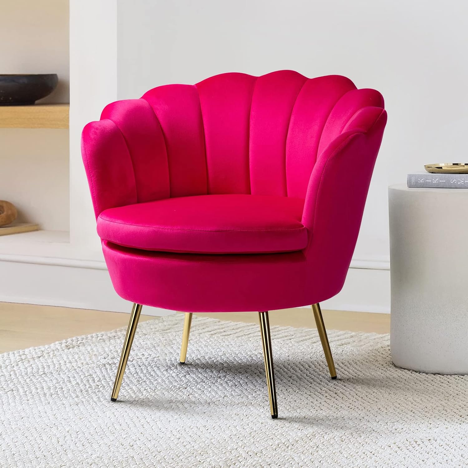 FABRICATION HAUS Living Room Armchair Velvet Tub Chair Comfy