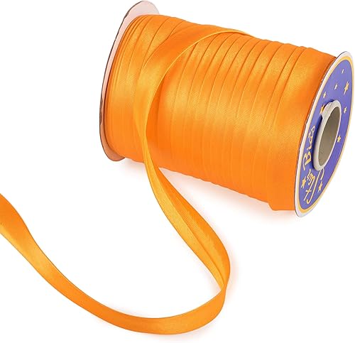 Miniatura 9 de Pandahall - Cinta adhesiva de satén de poliéster de 58 pulgadas de ancho, color blanco, 87.4 yardasrollo para costura, dobladillo, tuberías y