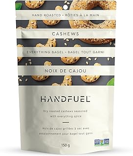 Handfuel Hand Roasted Everything Bagel Cashews, 150g, nuts