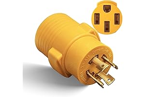 NEMA L14-30P to 14-50R RV Generator Adapter: Connect Your 30 Amp RV...