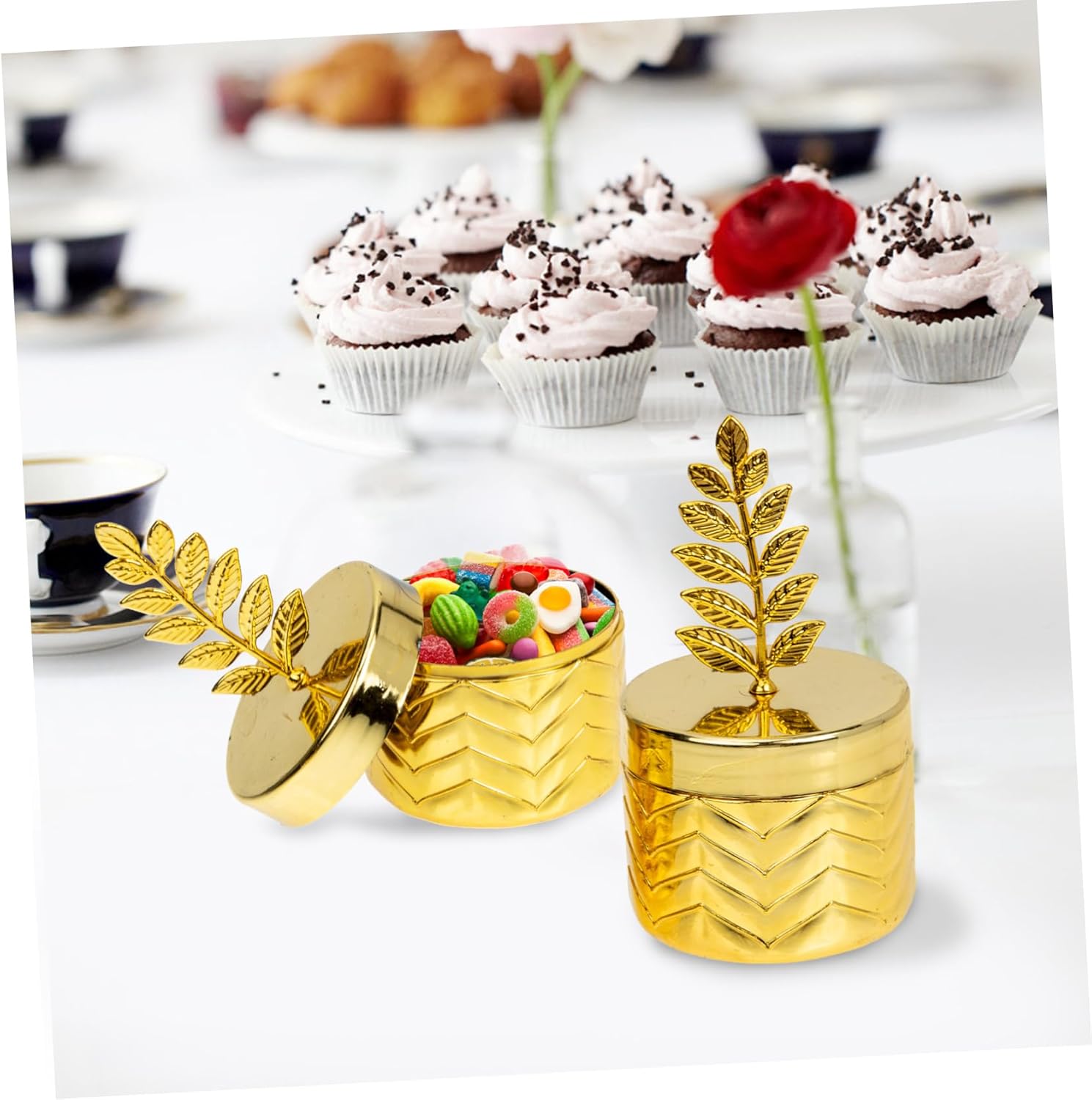 48 Pcs Dessert Box Party Cake Cases Cake Dome Cover Cupcake Carrier Festival Cake Cases Individual Cupcake Containers Party Supplies Dessert Display Holder Mini Plastic Gift Baby
