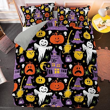 Duvet Cover Sets,Halloween Bedding Set 