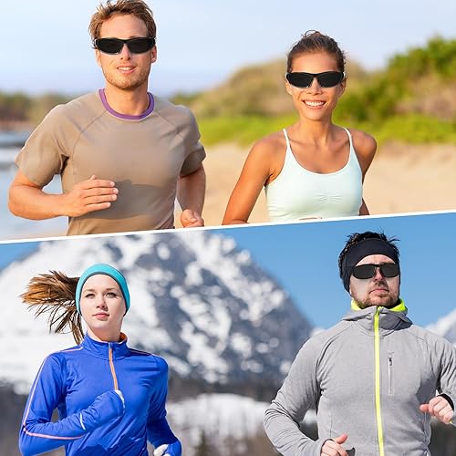 Miniatura 126 de TOODOO 4 Pairs Men Polarized Sunglasses with UV Protection Driving Glasses Sports for Sport Outdoor Activities