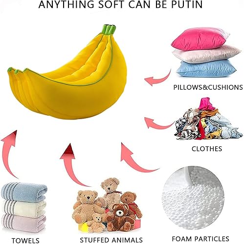 Miniatura 2 de DTLEO Puf - Funda para sofá perezoso (sin relleno), bolsa de almacenamiento de frijoles con cremallera resistente, funda para sofá para sala de