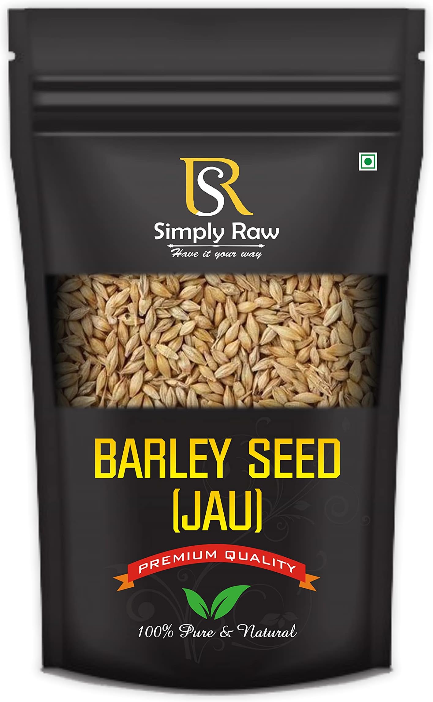 Simply Raw : Jau Sabut (Barley Whole Grain)| | with Fibre, Vitamins & Minerals| for Weight Loss & Improves Digestion| Rich in Nutrients| Heart Healthy(Pack of 400 GRAM)