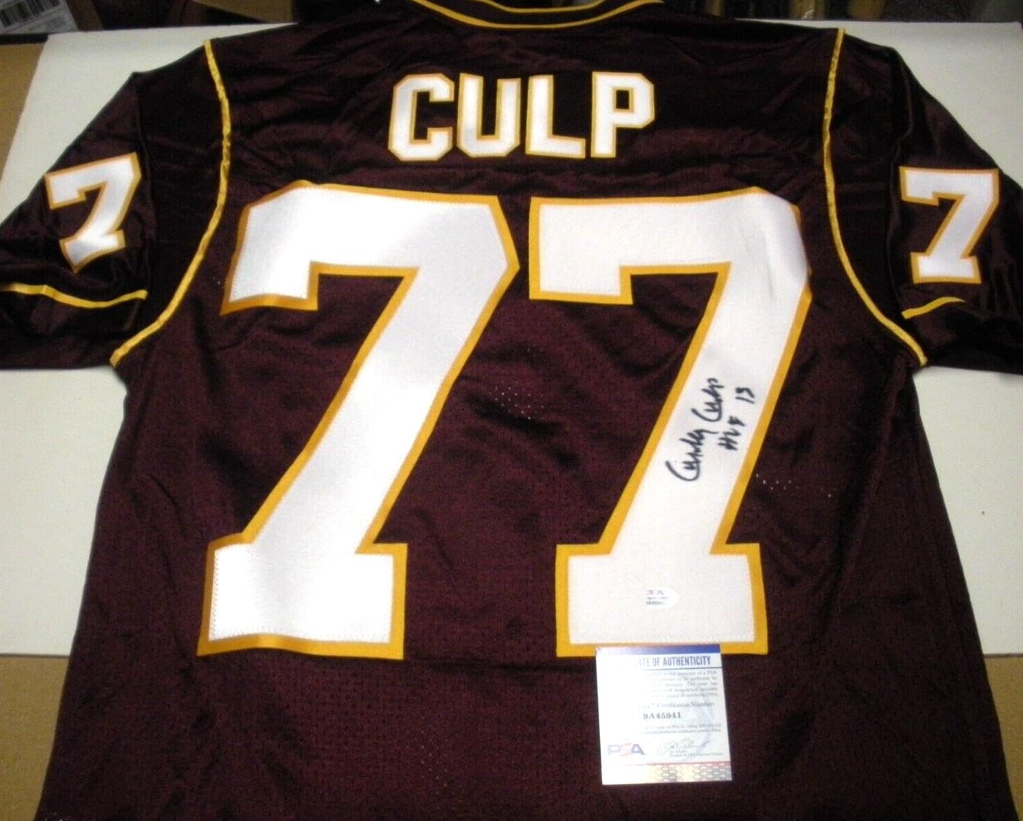 Curley Culp Arizona State Devil Psa/dna/coa Signed Official Licensed Nike Jersey - Autographed NFL Jerseys