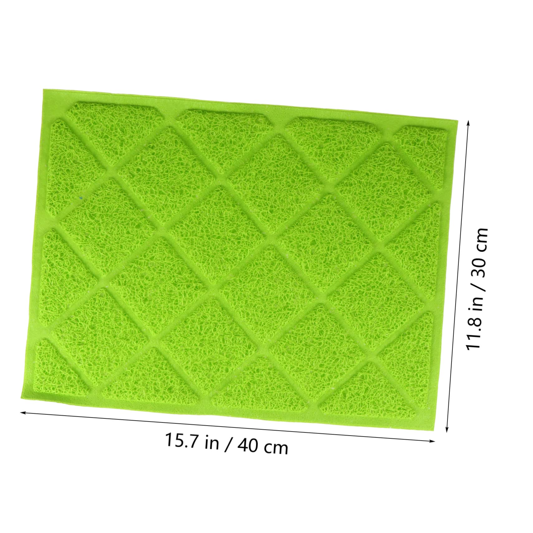 Abaodam 2-Pack Cat Litter Mat Water-Resistant Pet Placemat Large Dog Licking Mat Easy- Plastic