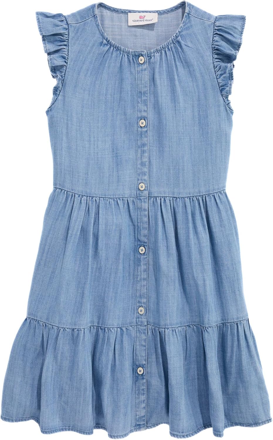 vineyard vines Girls' Girls' Evie Chambray Dress