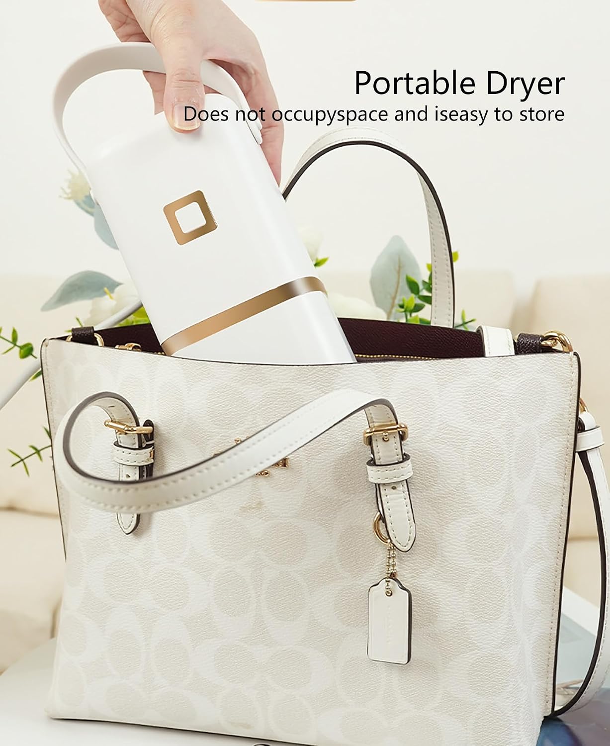 Portable Dryer Machine, Large Capacity Hanging Clothes Dryer, Small Compact Clothing Dryer for Underwear, Delicate Garments, Baby Clothes
