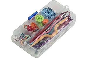 Dxhycc New Basic Knitting Tools Accessories Supplies with Case Knit Kit Lot