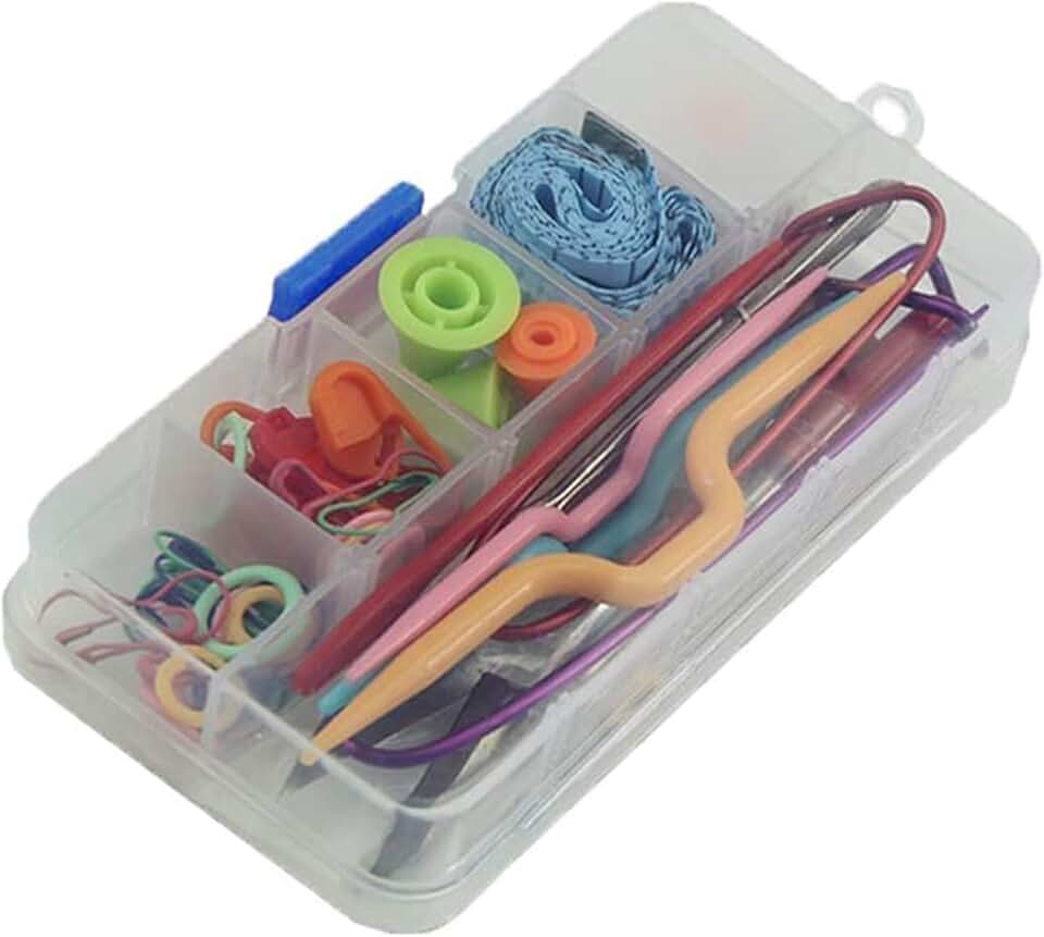 Knitting tools and accessories kit