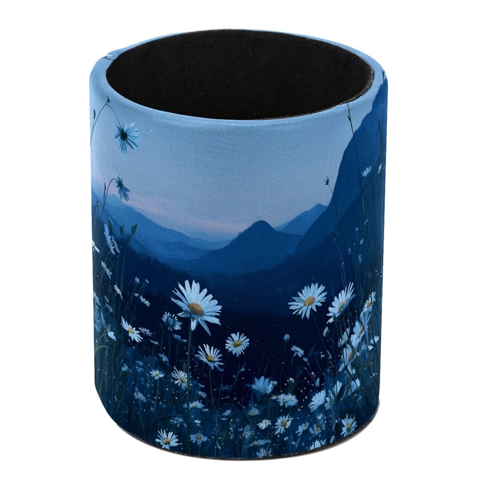 FWJZDSP Daisies Pencil Cup Pen Organizer Makeup Brush Holder for Office Home Countertop Desk Accessory Storage