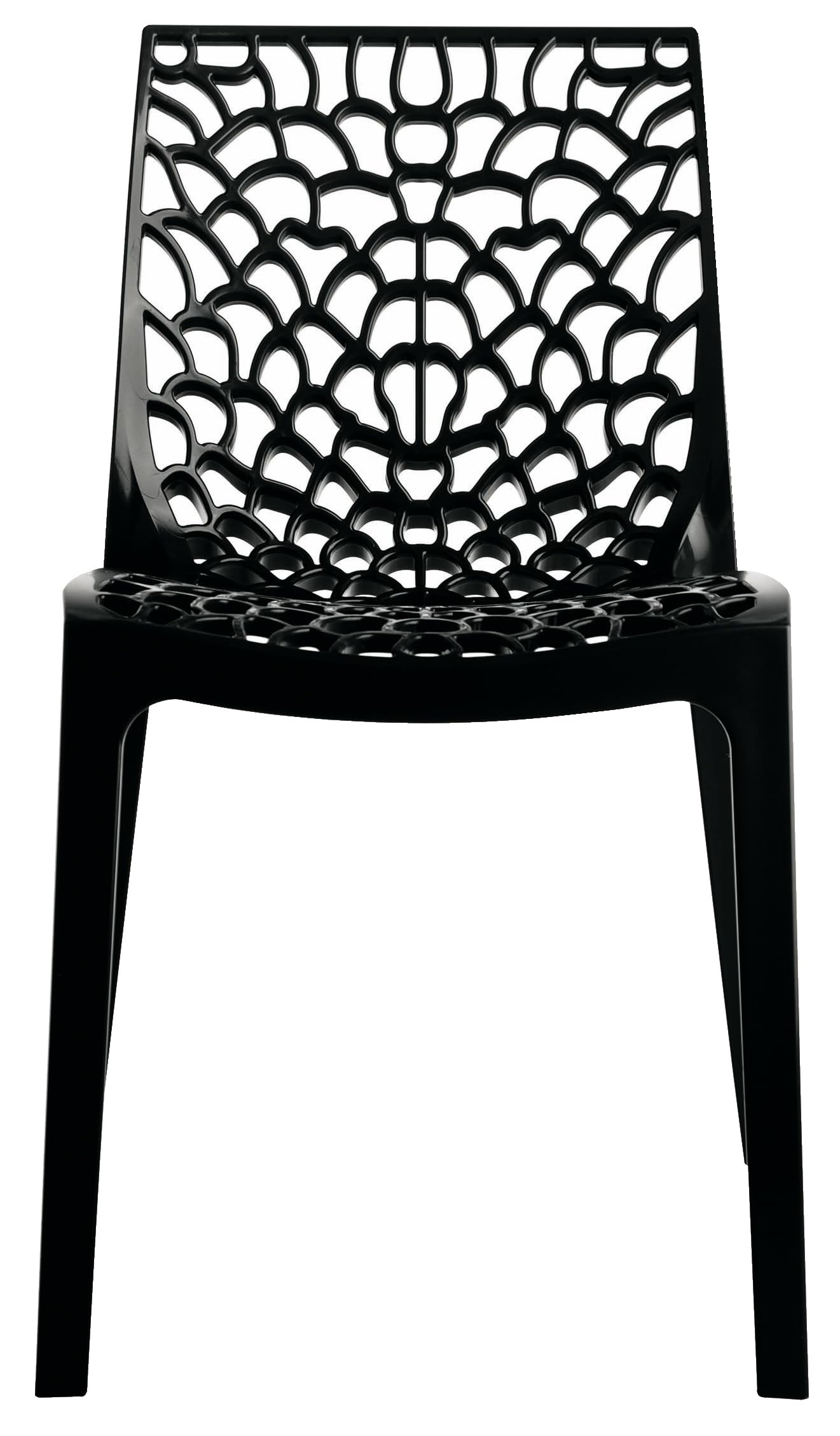 METRO Professional Chaise de terrasse Saphir, Empilable, Plastique, Anthracite