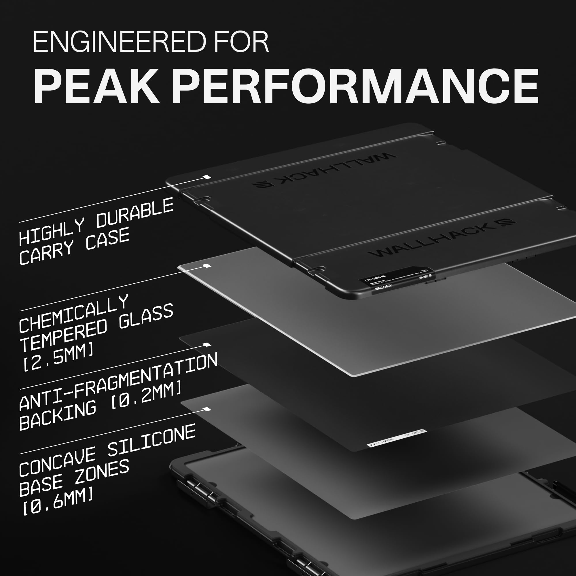 Amazon.com: Wallhack CR-005 Glass Mouse Pad 17.3