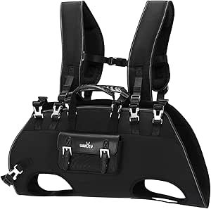Wakytu Dog Backpack Carrier for Dogs,Dog Lift Harness,Adjustable Padded Breathable Straps for Dogs, Disabled, Joint Injuries, Arthritis,XXL