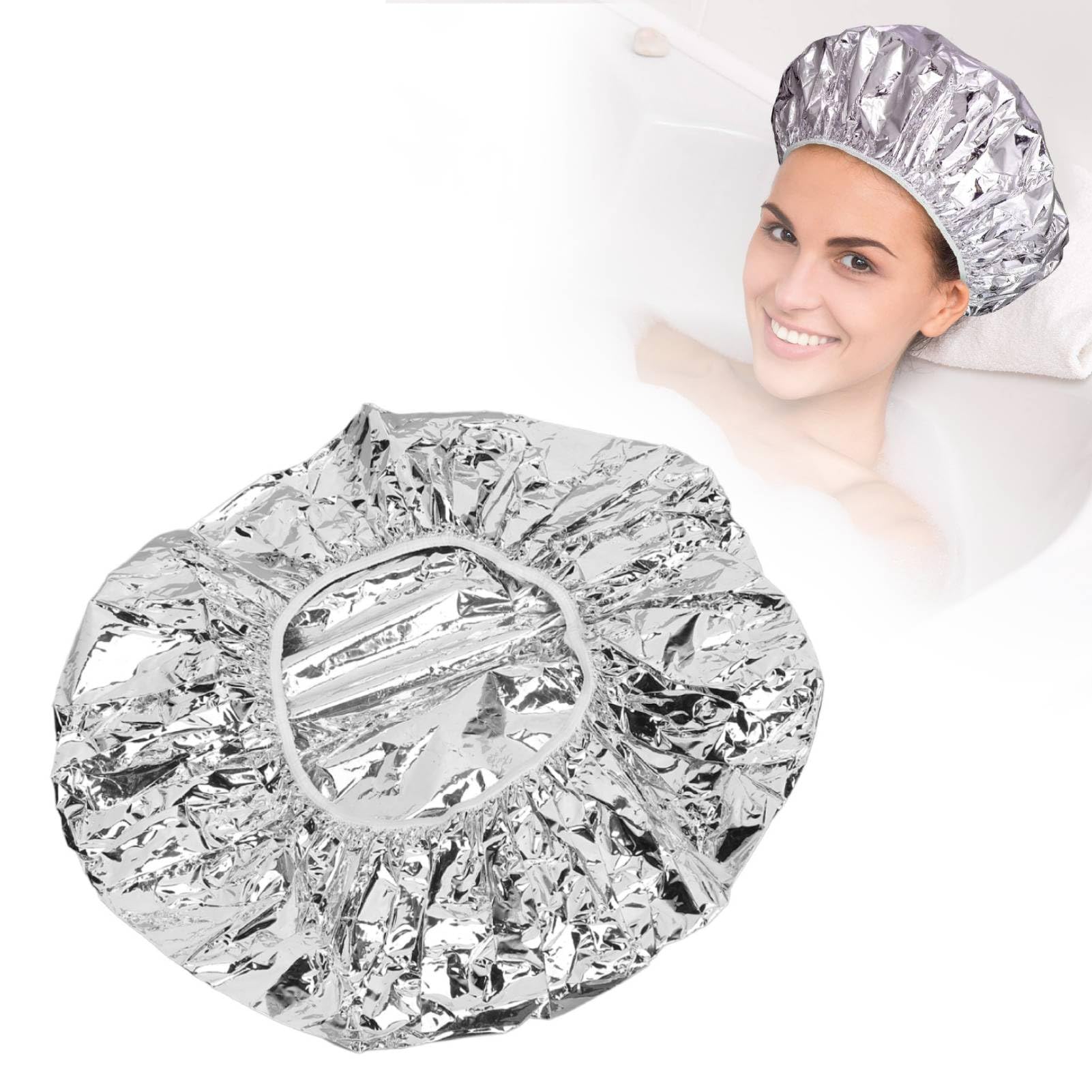 Cuffia Termica per Condizionamento Profondo, Cuffia per Trattamento Profondo per Capelli Senza Fili per Vaporizzatore per Capelli 10 Pezzi, Cuffia per Vapore per Styling