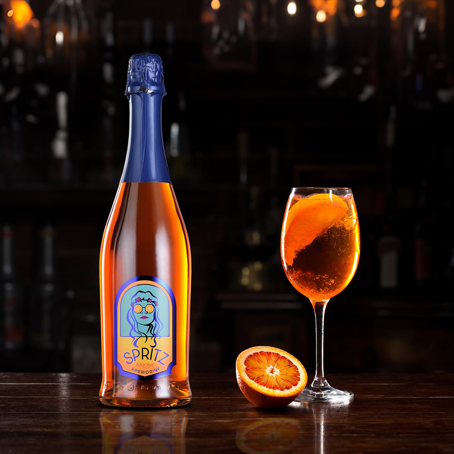 Arione | Aperitivo Spritz, Confezione da 6 Bottiglie da 0,75 l