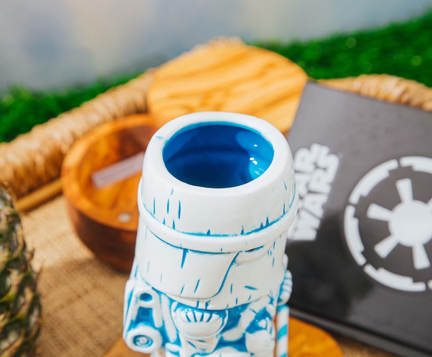 STAR WARS Geeki Tikis Snowtrooper Ceramic Mug | Party Cocktail Tumbler For Liquor and Beverages | Holds 16 Ounces