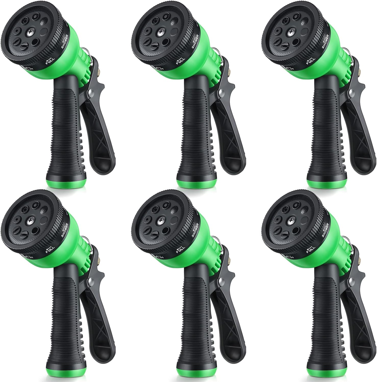 6 Pieces Garden Hose Nozzle Sprayer ABS Water Spray Nozzle Garden Hose Nozzle Hose