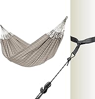 Vista 26 de LA SIESTA Brisa Hamaca clásica, hecha a mano, resistente a la intemperie, resistente a roturas, hamaca para relajación interior y exterior