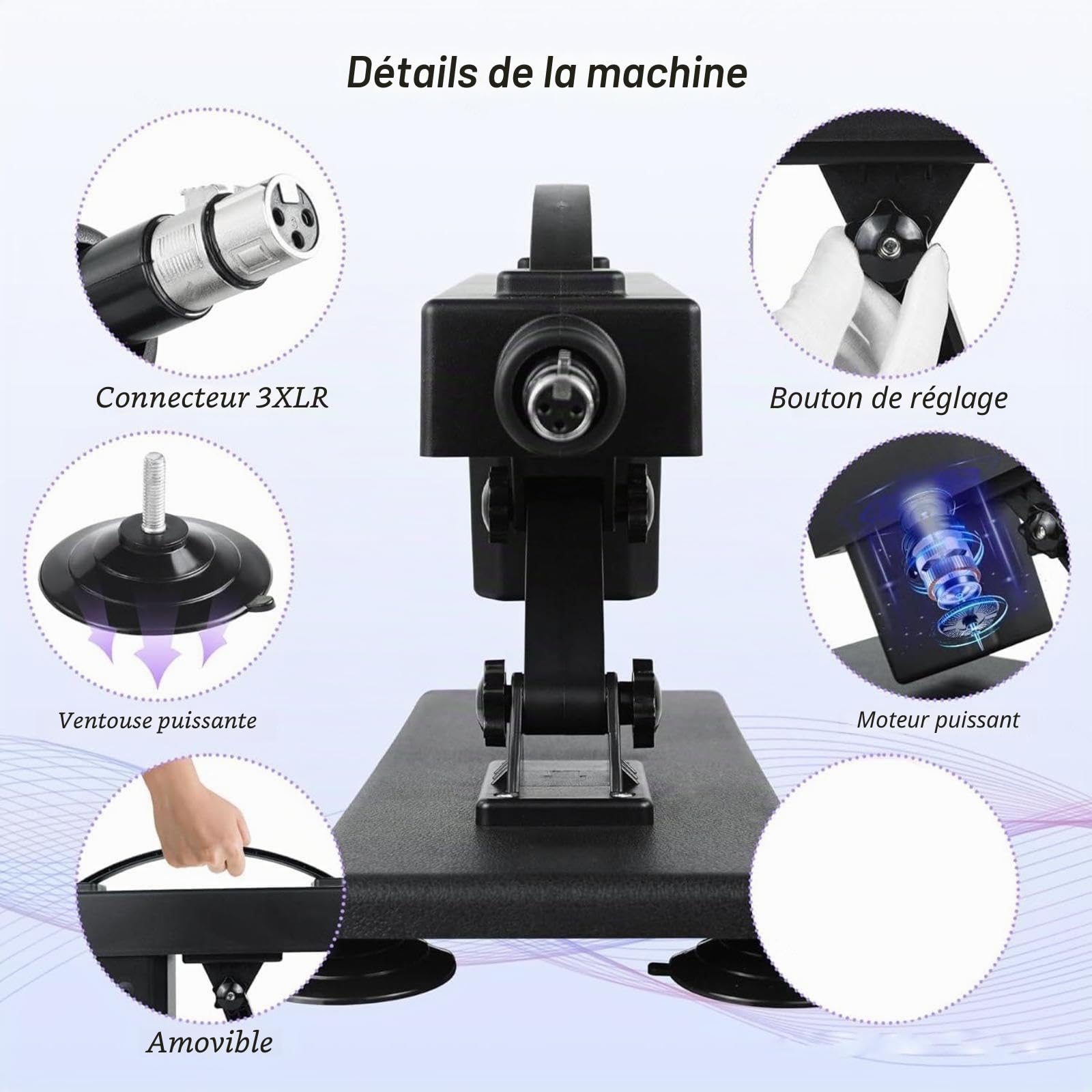 Machine À Régler. Modes Multiples. Les Quatre Bases À Angles Différents Sont Stables Et Antidérapantes. 20,D