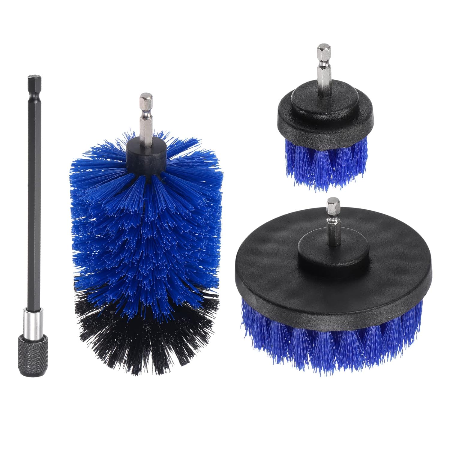 Buy uxcell Drill Brush Set(2/3.5/4) AllPurpose Cleaning Scrubber Kit