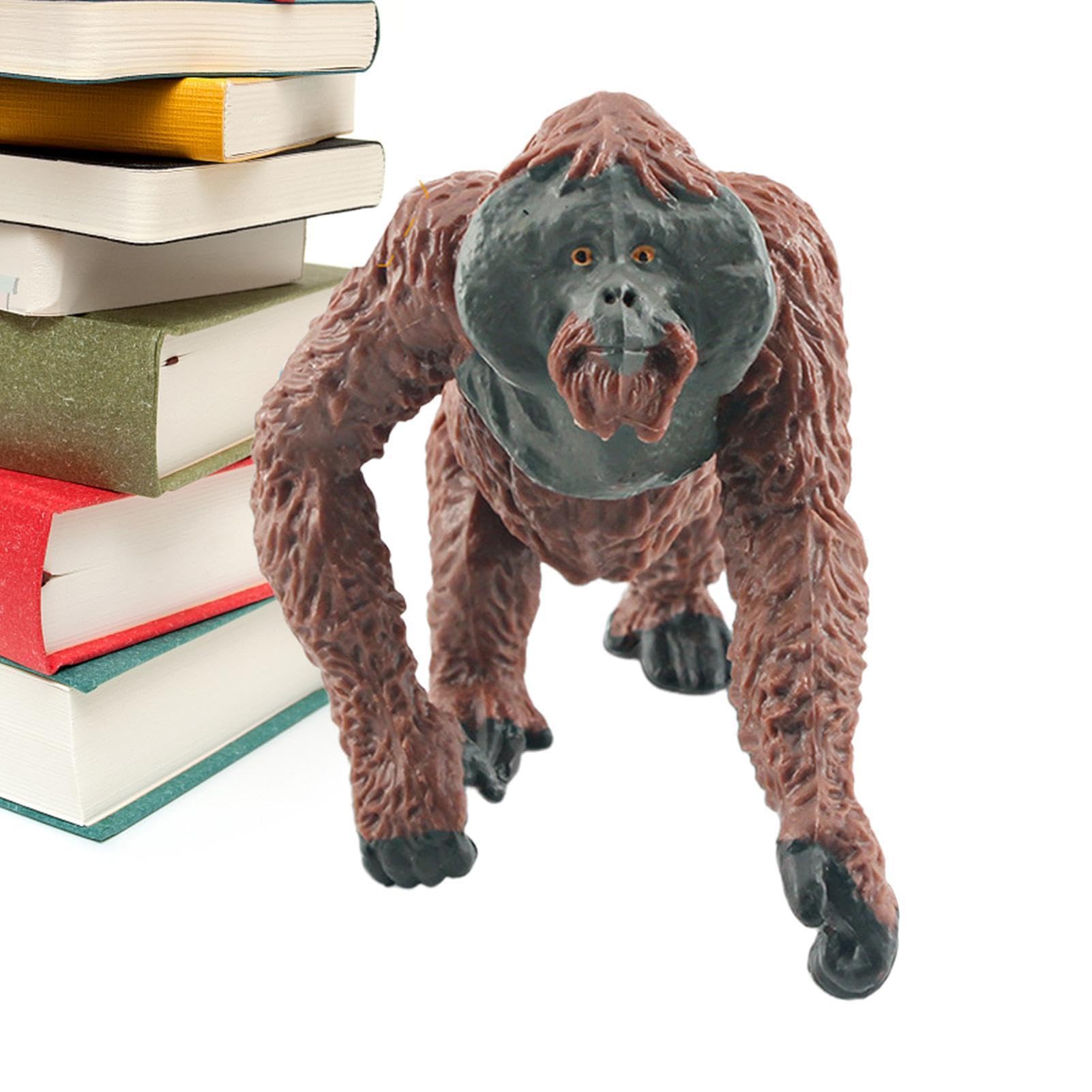 Orangutan Toy Realistic Detailed Wildlife Safari PVC Educational Playset
