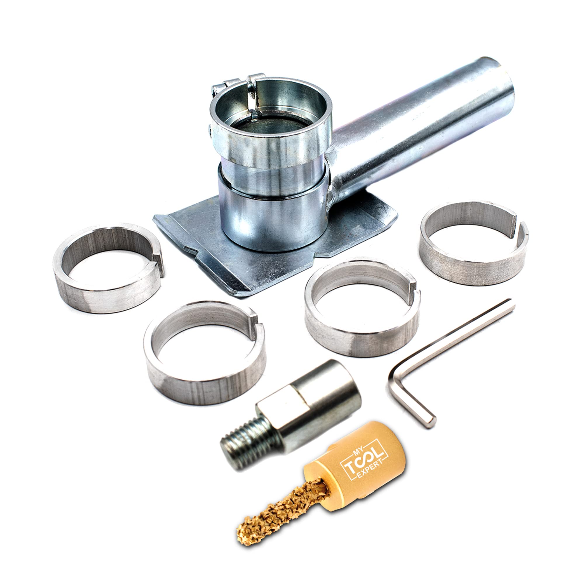 My Tool Expert Mortar Masonry Joint Raker Starter Kit For 115Mm Grinders, Dust Guard With 8 Mm Carbide Mortar Rake, Professional Routing Tool, Efficient Dust-Free Removal Of Mortar And Cement Joints In Brickwork
