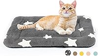 Vista 31 de Mora Pets Cama de Gato para Gatos de Interior Almohadilla Lavable para Jaula de Perro Bonita Alfombrilla de Cama de Perro con Estrella para Perros